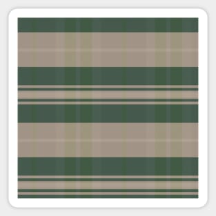 Cottagecore Aesthetic Arable 1 Hand Drawn Textured Plaid Pattern Sticker